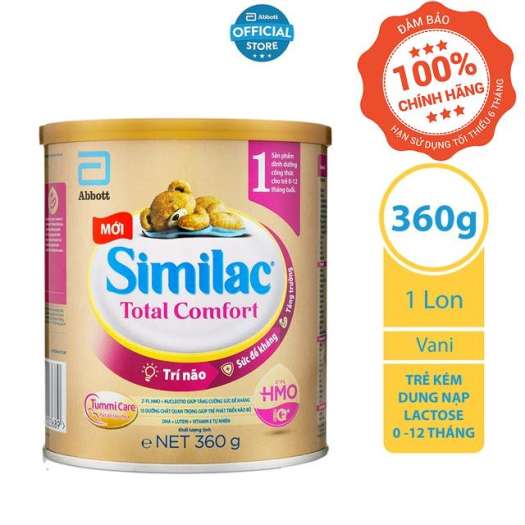 Sữa bột Similac Total Comfort 1 (HMO) 360g bé 0 - 12 tháng