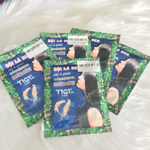 Combo 2 Gói Dầu Gội Đen Tóc Nhân Sâm - Gội là ĐEN