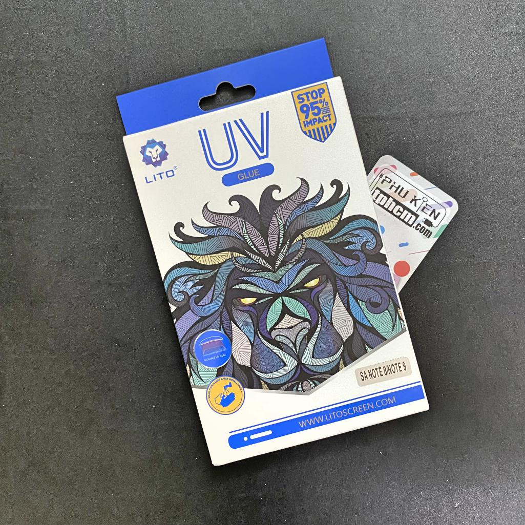 Dán cường lực uv full màn hình hiệu lito samsung note 8 - note 9