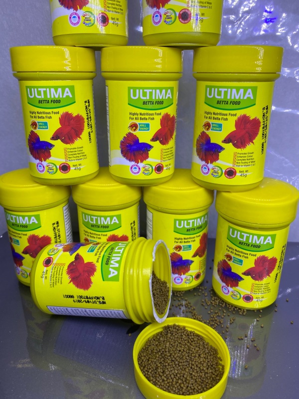 Thức ăn cho cá lia thia betta dạng hạt 45 Gram Ultima T23