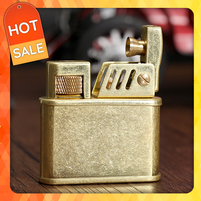 Hộp Quẹt Bật Lửa Xăng Đá Zorro- KUBOY 540 Kiểu Dáng Cổ Điển Đẳng Cấp, Đồng Nguyên Khối (KHÔNG CHỨA XĂNG GAS)