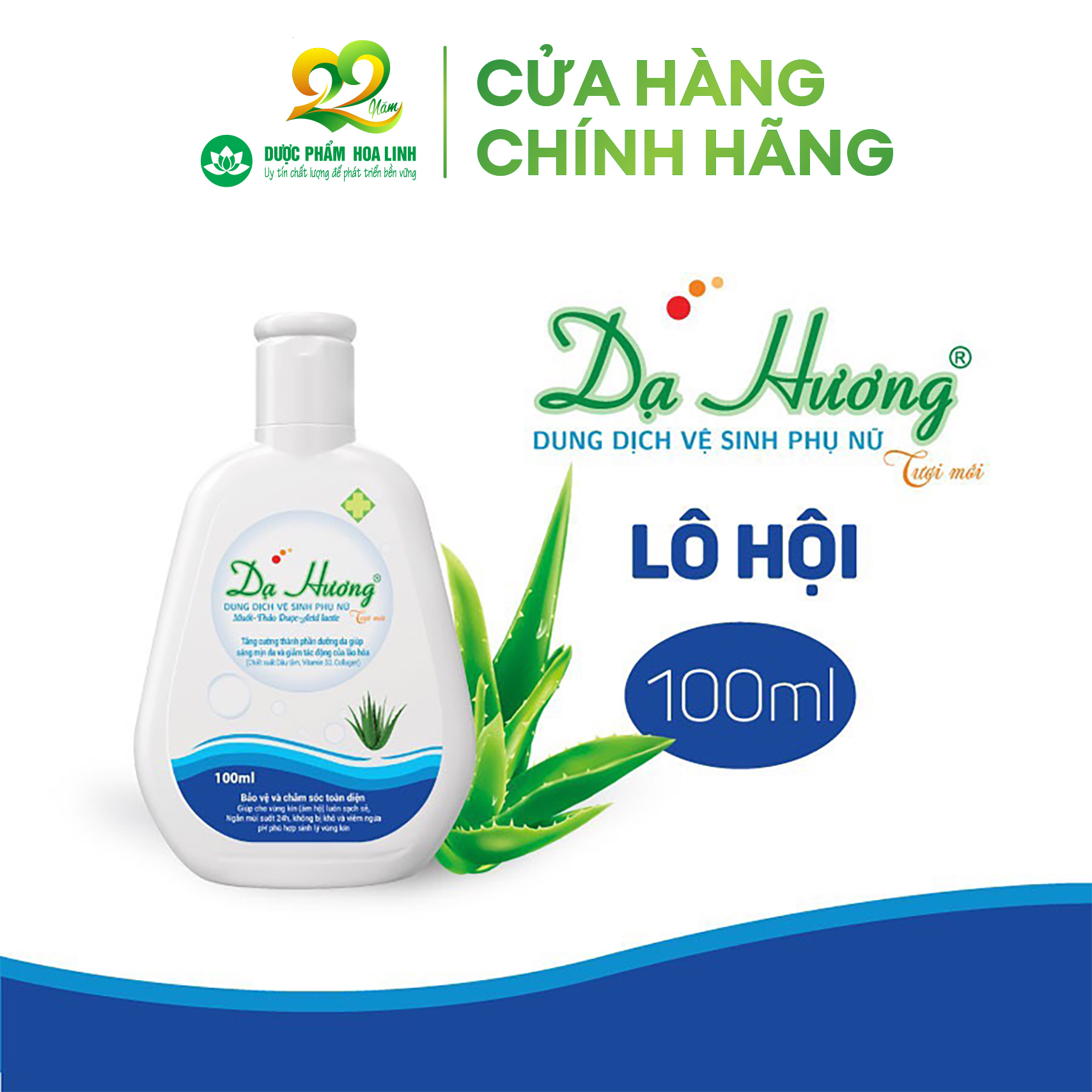 Dung dịch vệ sinh phụ nữ Dạ Hương 100ml - 120ml