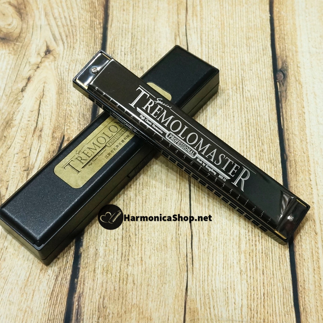 Kèn Harmonica 24 lỗ TREMOLO MASTER MH-24 (có video)