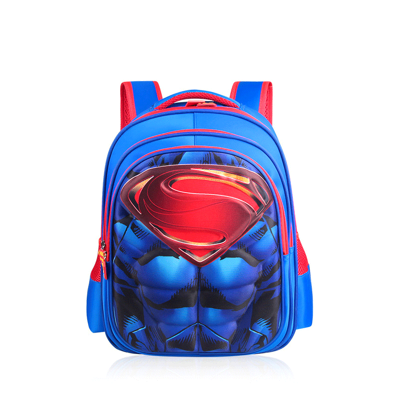 [3d-class 3-9 stereo printing] men's lightweight waterproof anti-Humpback printing, men and women's backpack style fashion high-end backpack school-level 2 from Grade 3 to grade 9 it can contain the laptop, many books
