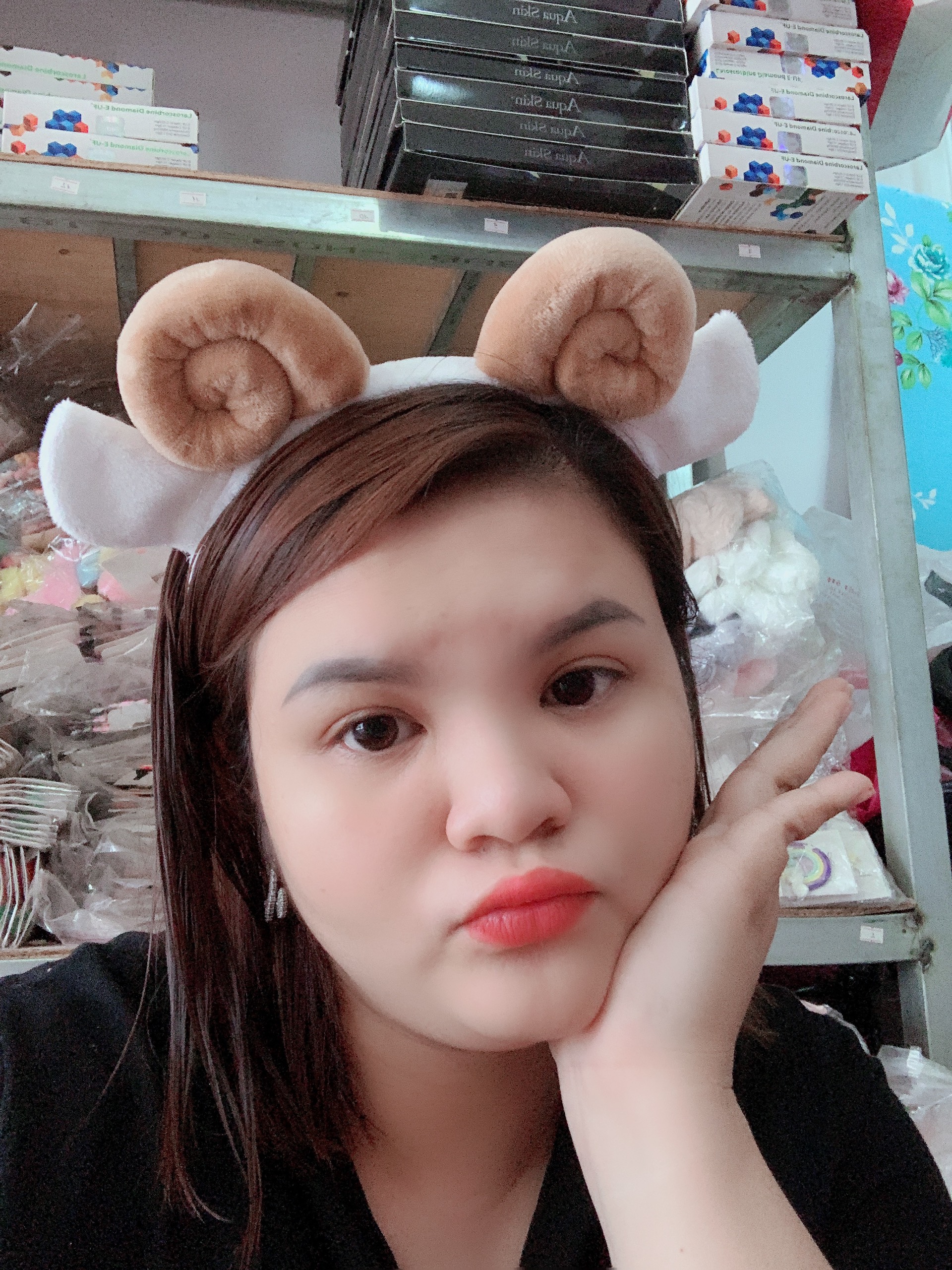 Băng Đô Cài Tóc Sừng Cừu