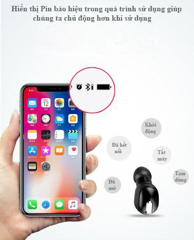 Tai nghe 1 bên - Tai nghe Bluetooth M8