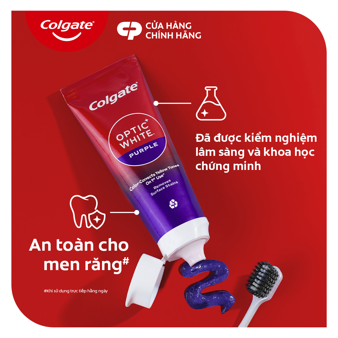 [Chỉ 15-17.7_X2 Voucher giảm đến 18%] Bộ sưu tập các vị kem đánh răng Colgate Optic White