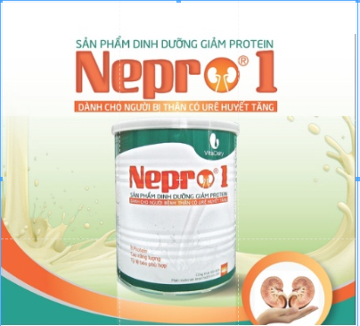 Sữa nepro 1 400G (Date mới nhất) - Dành cho người bệnh thận (Sản phẩm dinh dưỡng giảm Protein dành cho người bệnh thận)