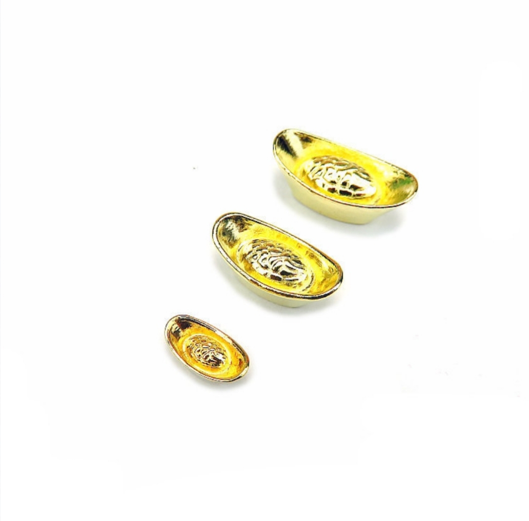 [HCM]Thỏi VÀNG BẠC chiêu tài lộc (đủ kích cỡ)