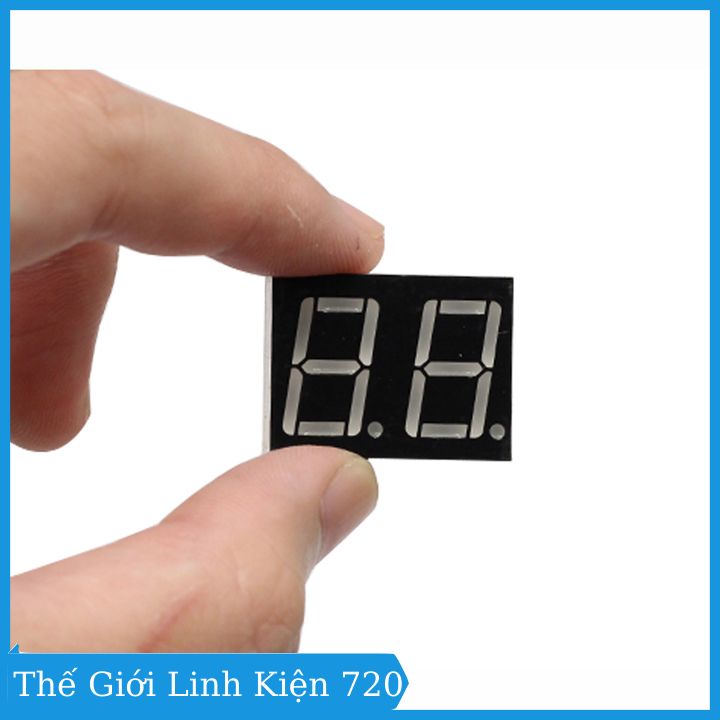 Bộ 5 led 7 thanh 2 số đỏ anode chung 0.56 inch