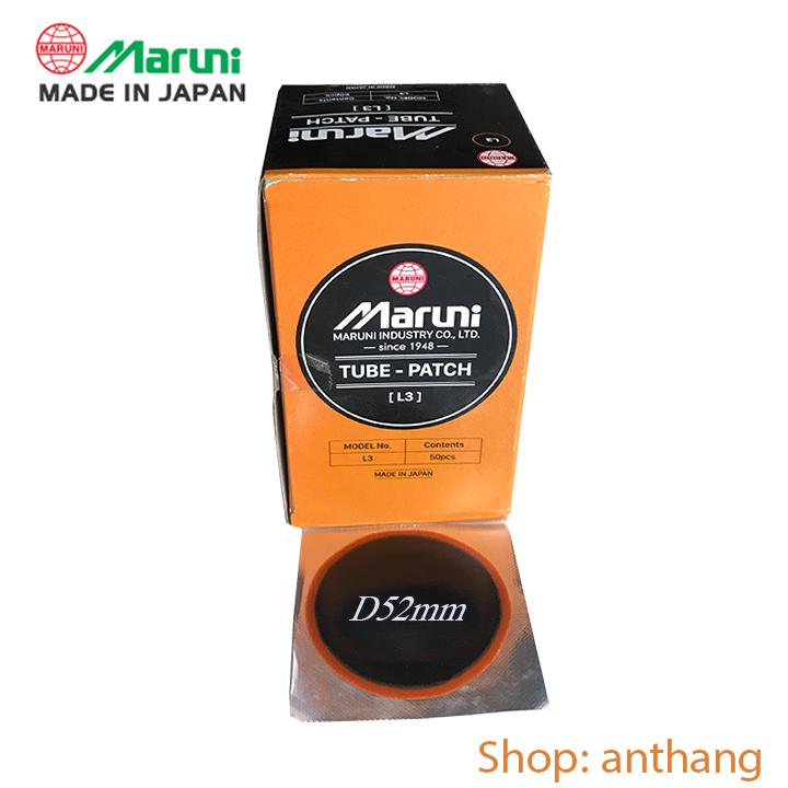 Hộp 50 miếng vá săm L3 Maruni - Nhật Bản