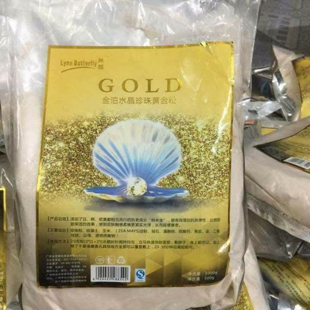Bột mặt nạ dẻo sâm vàng 24k