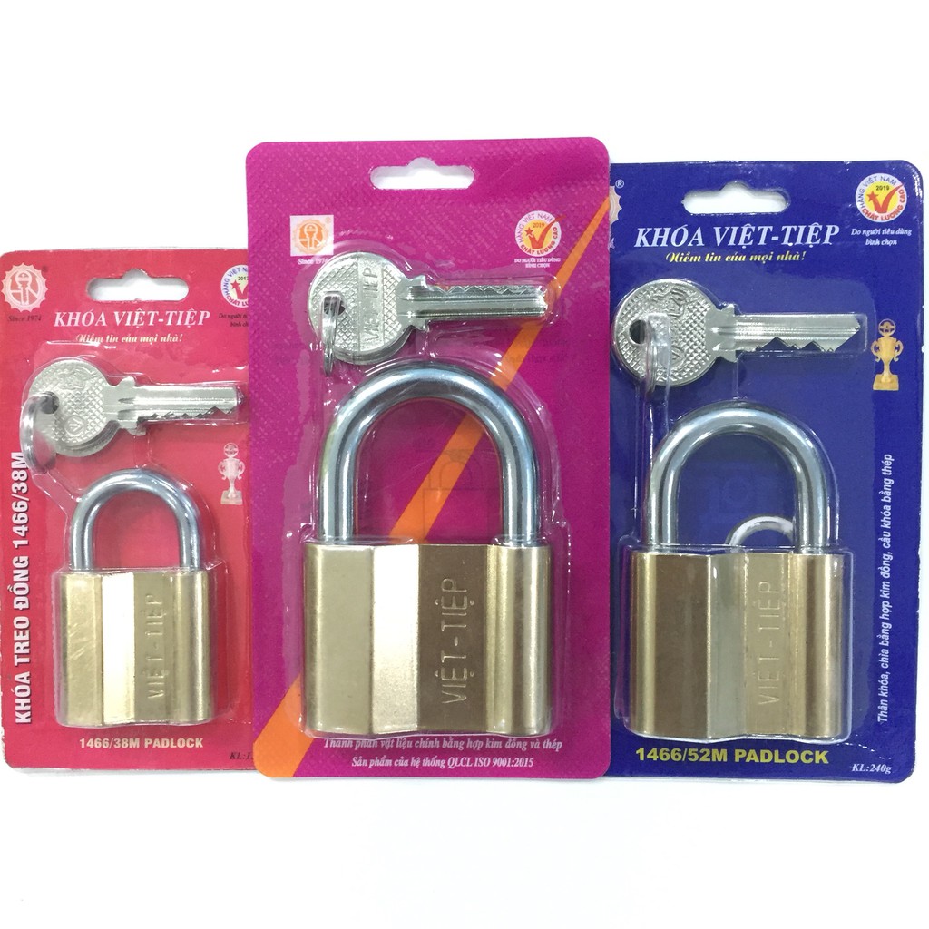 Khoá việt tiệp đủ kich thước