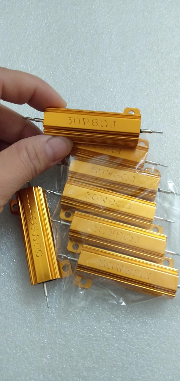 2 Điện trở nhôm 8om 50w