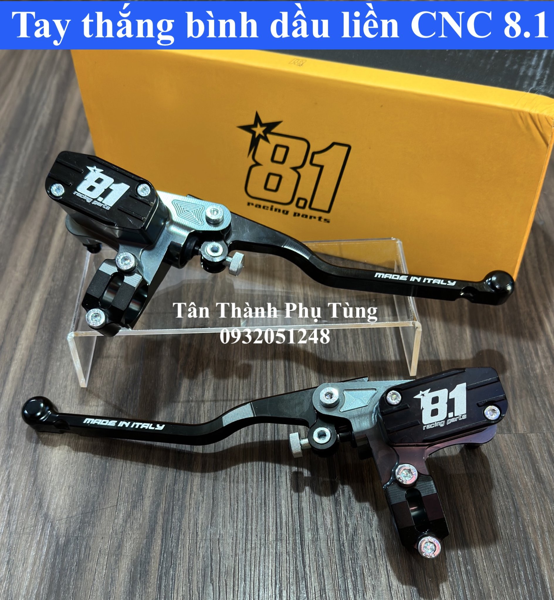 Tay thắng bình dầu liền CNC 8.1