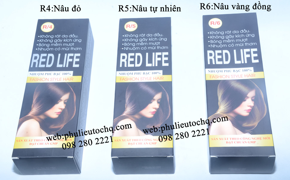 Thuốc nhuộm tóc phủ bạc RedLife