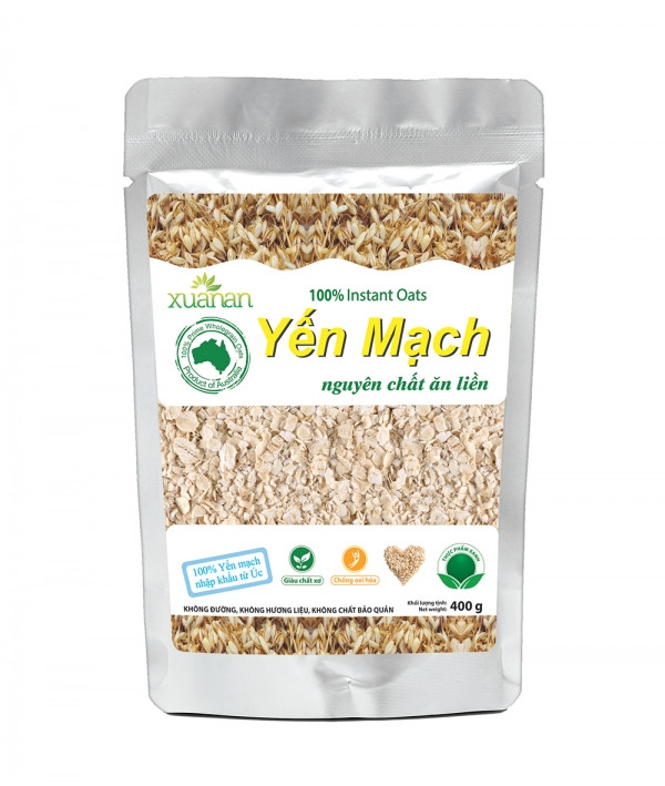 Combo Yến Mạch Nguyên chất Xuân An 800Gr