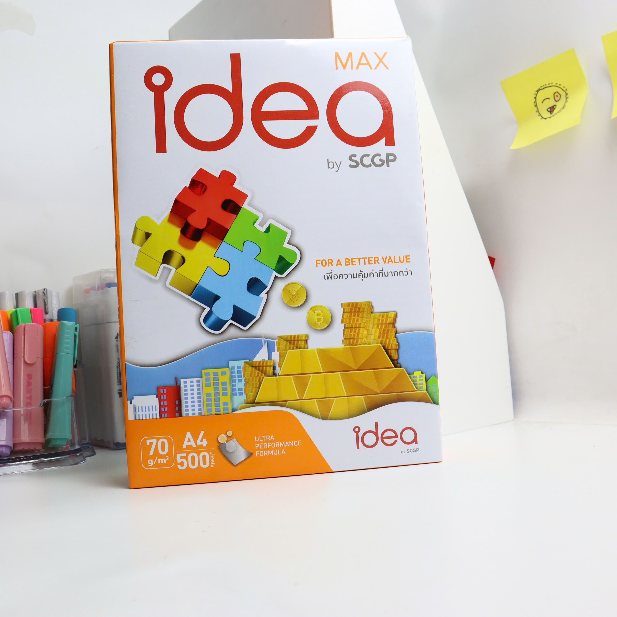 1 Ream 500 Tờ Giấy in IDEA A4 70gsm/80gsm Chính hãng Thái Lan
