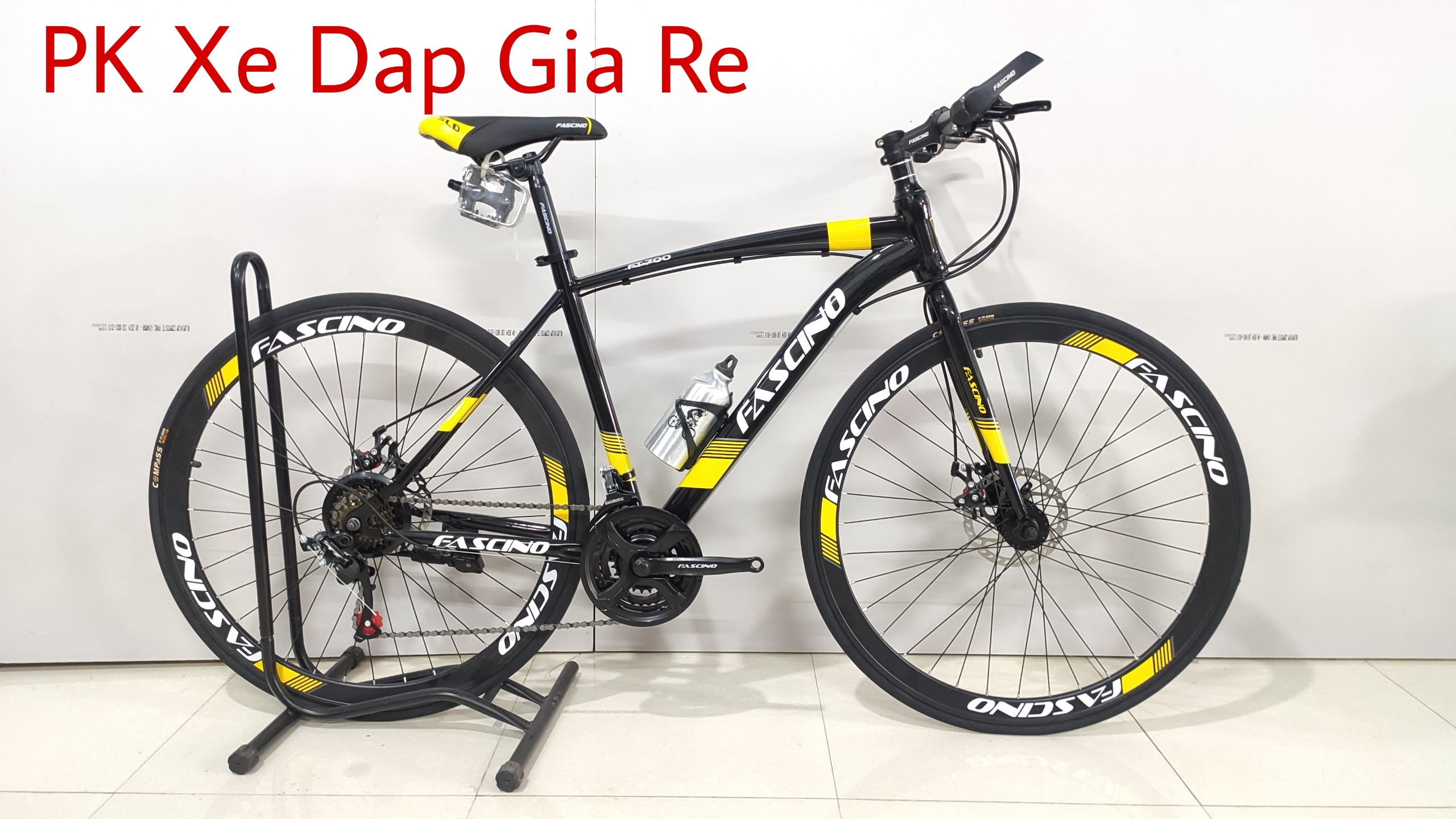 Xe đạp thể thao FASCINO FT700, Khung thép cường lực, Bộ đề 21 tốc độ, Xe mới 100%, Bảo hành 1 năm