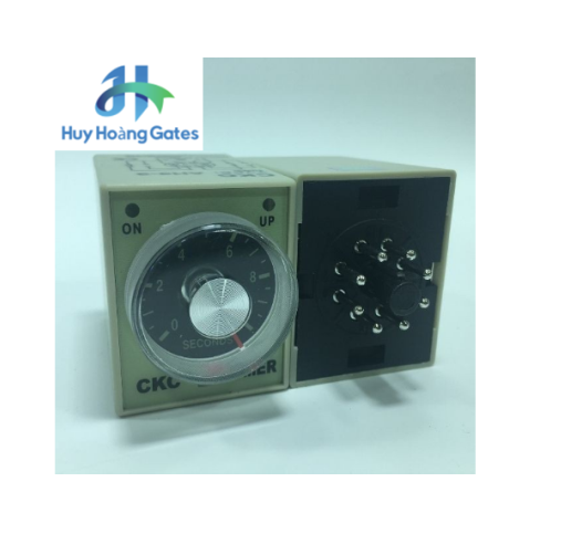 Rơ le thời gian CKC AH3-3 AC 220V + kèm đế