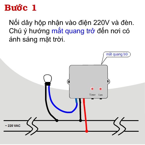 Công tắc cảm biến ánh sáng TPE ST01