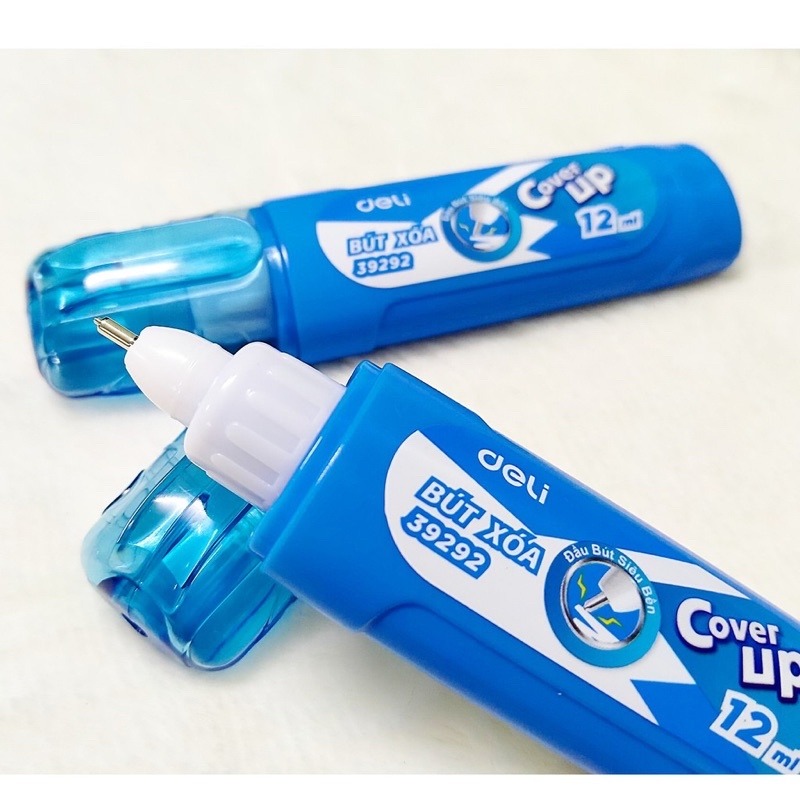 Bút xoá nước 12ml Deli 39292 Tẩy sạch, nhanh khô