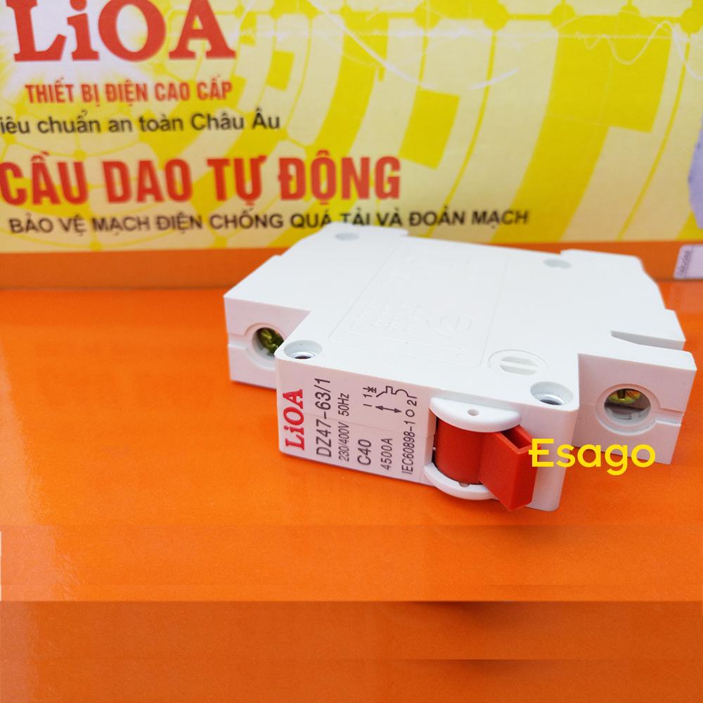 [40A] Cầu dao tự động (APTOMAT) LiOA 40A loại 1 cực