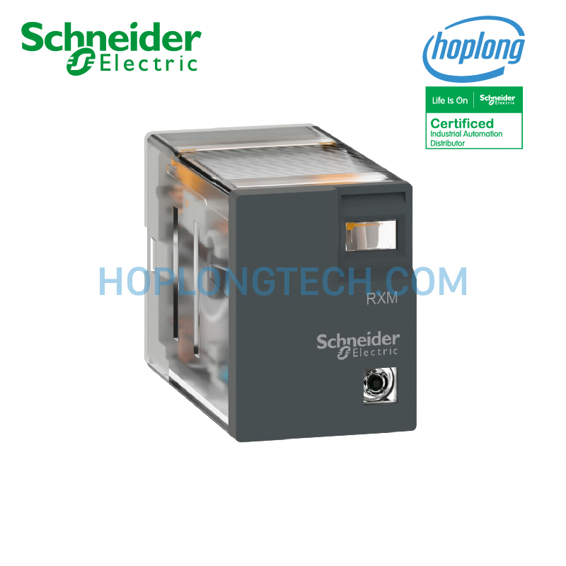 Relay trung gian RXM2LB2B7 Schneider - 2 Poles (8 chân)
