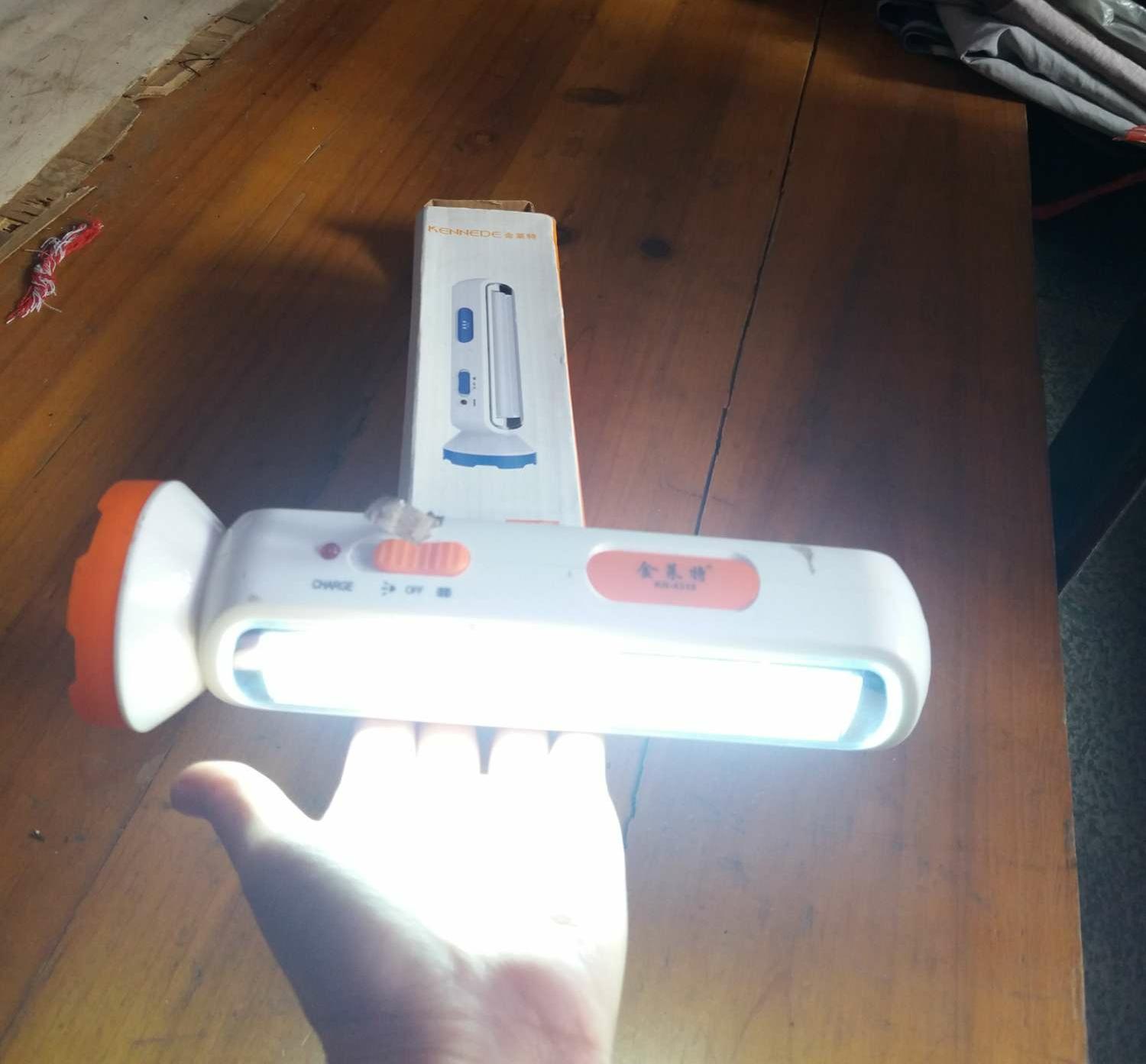Đèn pin, đèn led tích điện 2in1 KN 4316