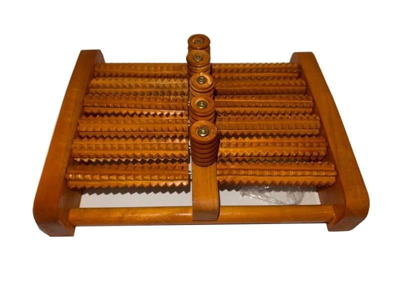 Bàn lăn chân gỗ Massage 6 hàng Y Tế