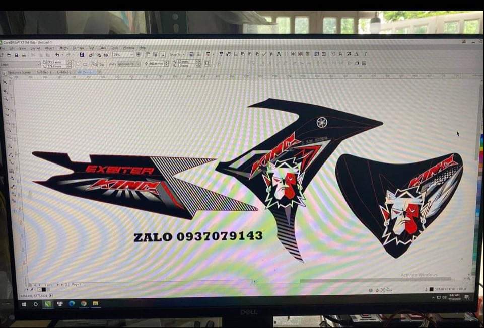 Tem exciter 135 mẫu king drag 2020