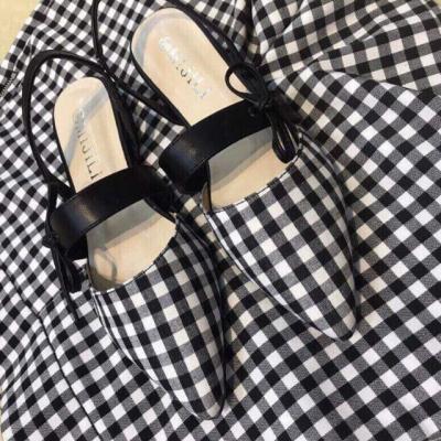 [HCM]Giày sandal bít mũi quai ngang 1p
