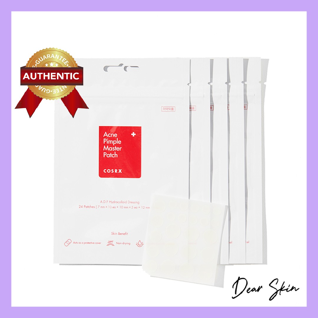 [Chính Hãng] Miếng Dán Mụn COSRX Acne Pimple - Clear Fit  Master Patch - COSRX đỏ - đen