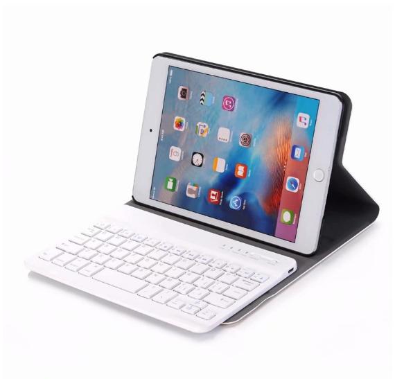 Bàn phím bluetooth iPad mini 1 mini 2, mini 3 Smart Keyboard Case (FT - 1008), kèm bao da