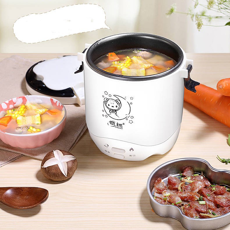 Nồi cơm, cặp lồng điện mini 2 trong 1 thế hệ mới