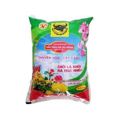 Phân bón đầu trâu NPK 17-12-7 1kg