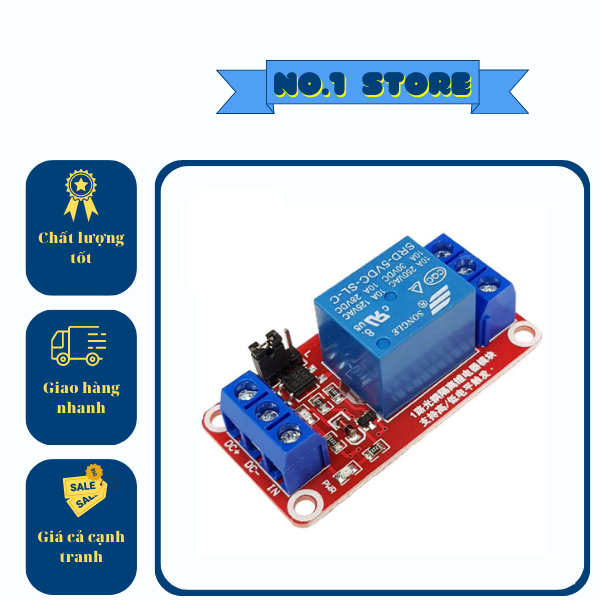 Module Relay 1/2/4 Kênh 5V có opto cách ly