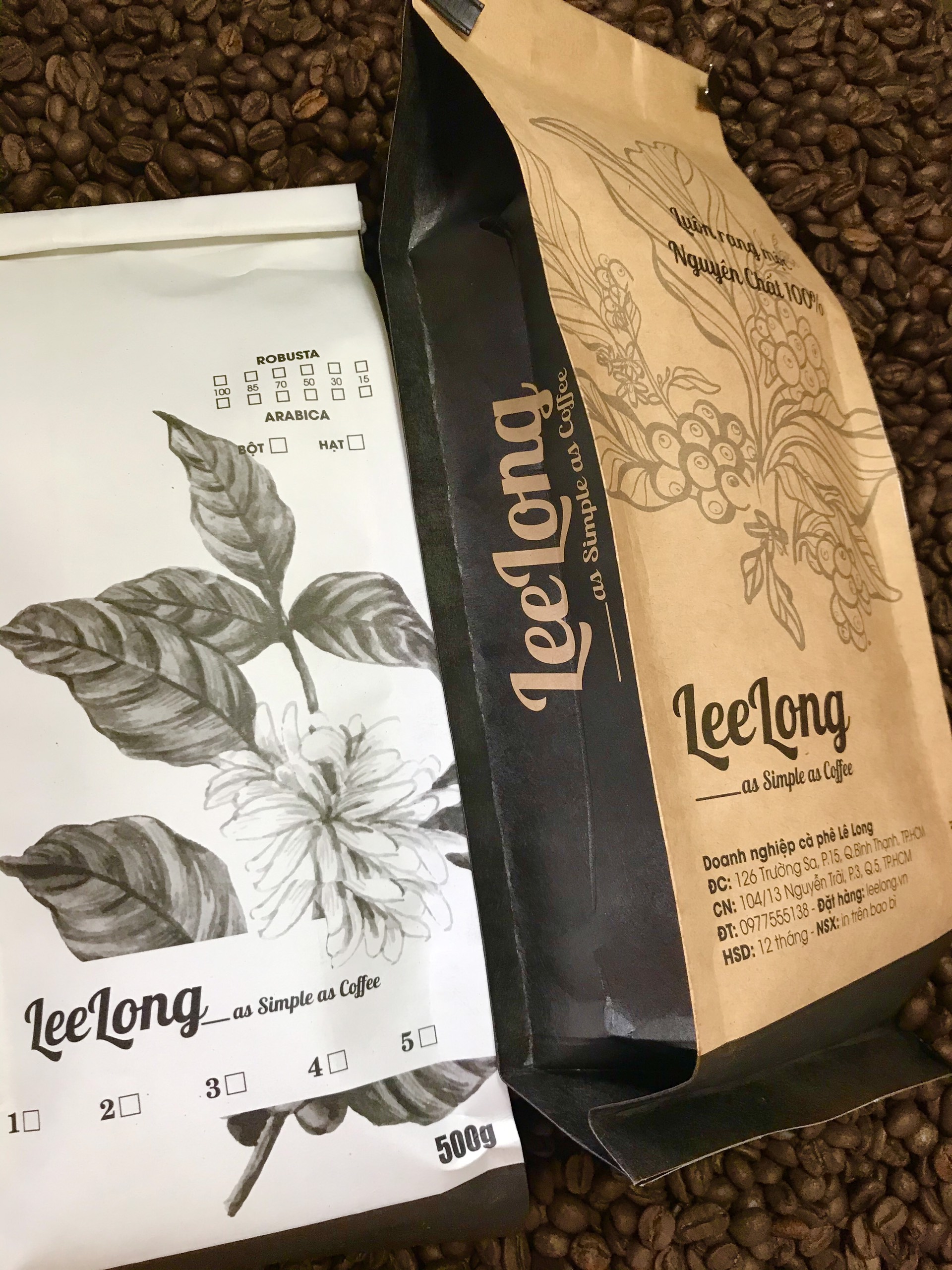 1KG CÀ PHÊ LEELONG2 (70/30)