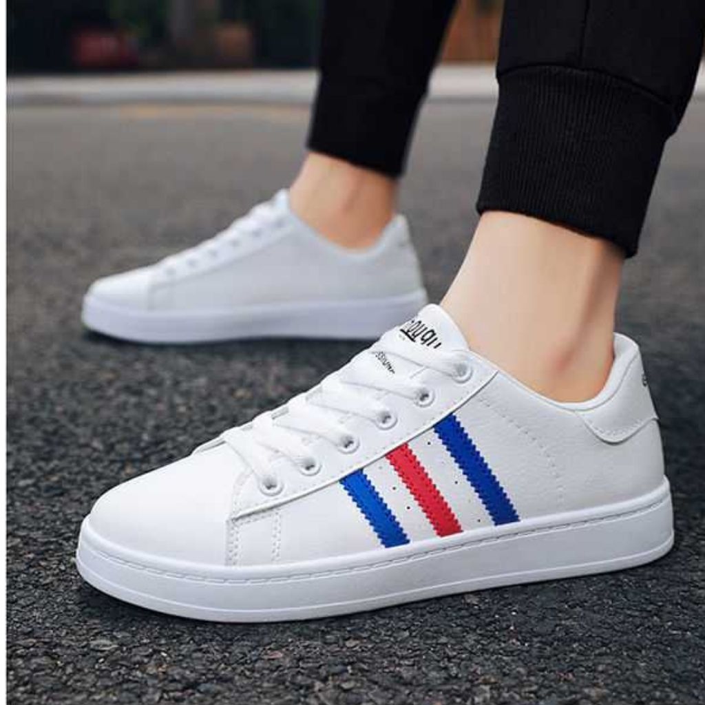 HOÀN TIỀN 15% - Giày nam sneaker giày nam đi chơi giày cặp nam nữ mẫu mới HOT 2021 chất liệu da dễ làm sạch đế nhẹ êm DOZIMAX