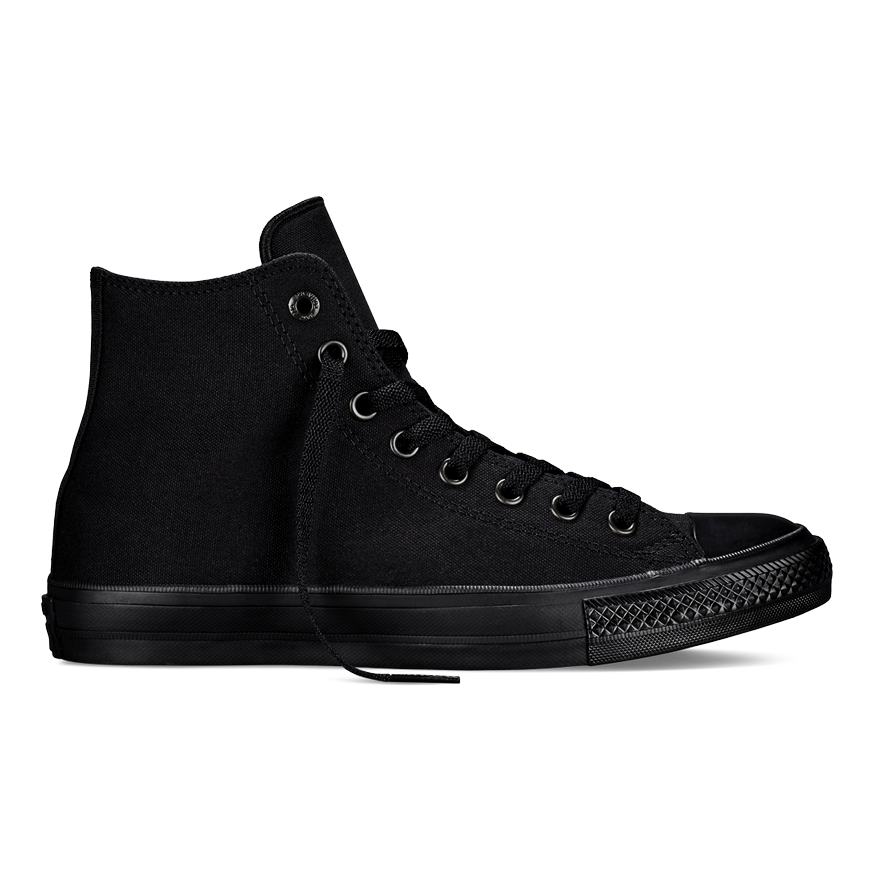 [HCM]Giày Sneaker Cổ Cao CKII Nữ Màu Full Đen