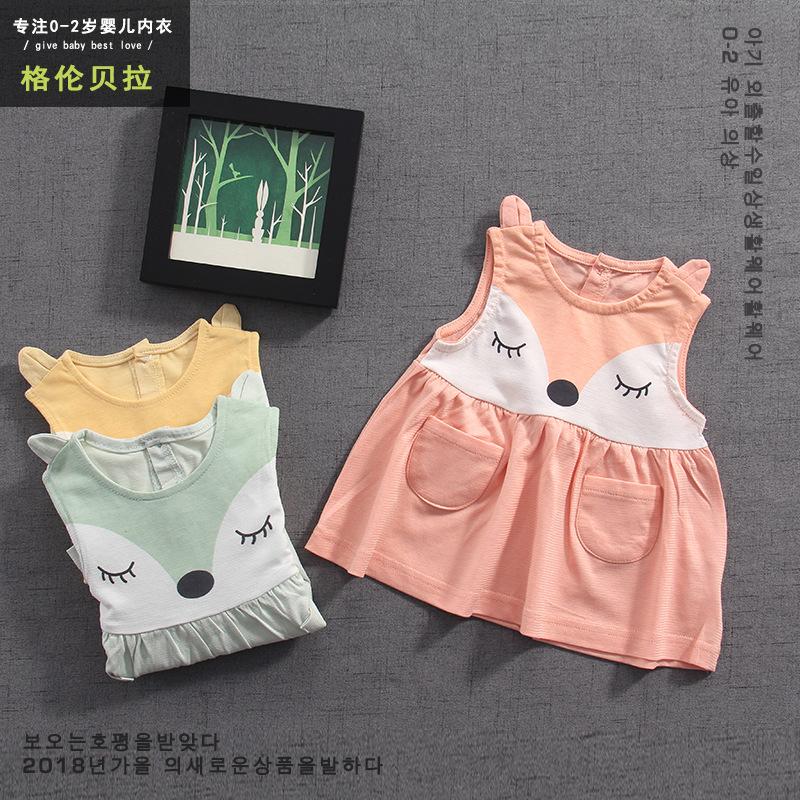 Váy cotton cho bé gái 6-10kg