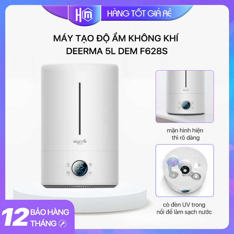 [HCM]Deerma Máy tạo độ ẩm không khí Deerma 5L DEM F628S - Máy phun sương