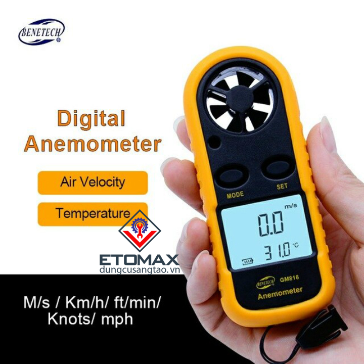 Máy đo tốc độ gió BeneTech GM816