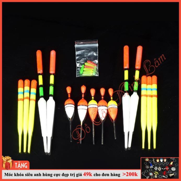 Bộ 15 Phao Câu Cá Chuyên Nghiệp ( xả kho )