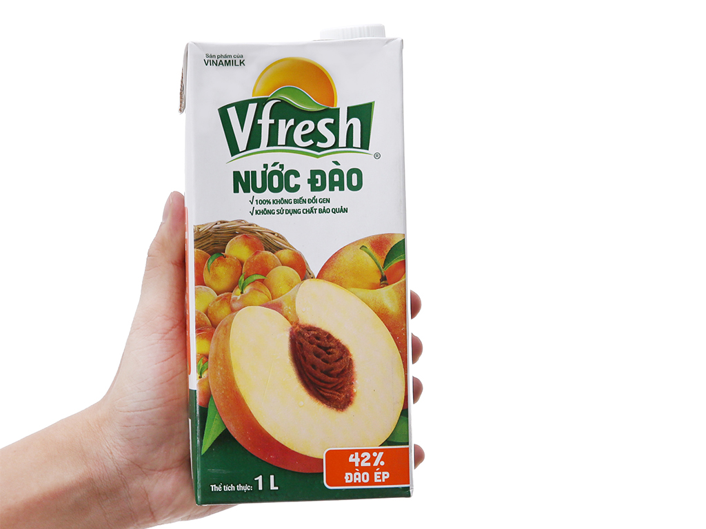 [HCM]Nước ép đào Vfresh 1 lít