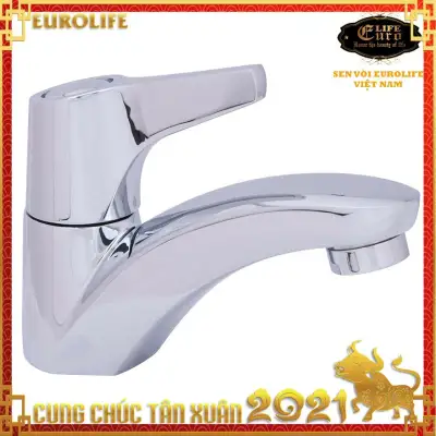 Vòi Lavabo lạnh Eurolife EL-114 (Trắng bạc)