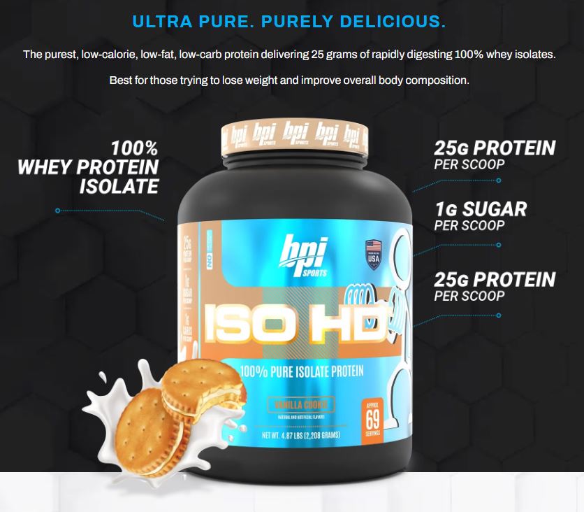 [HCM]Thực Phẩm Bổ Sung BPI Iso HD 2.3kg