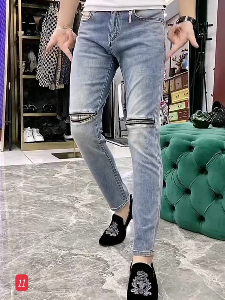 Quần jean nam đẹp phong cách trẻ trung, Quần bò nam cao cấp form ôm chuẩn thời trang Hàn Quốc Libe95 Fashions - MQ59