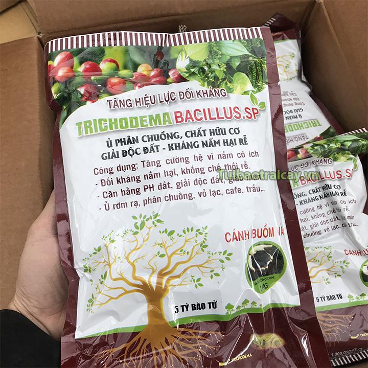 Nấm đối kháng ủ phân Trichodema Bacillus 1kg