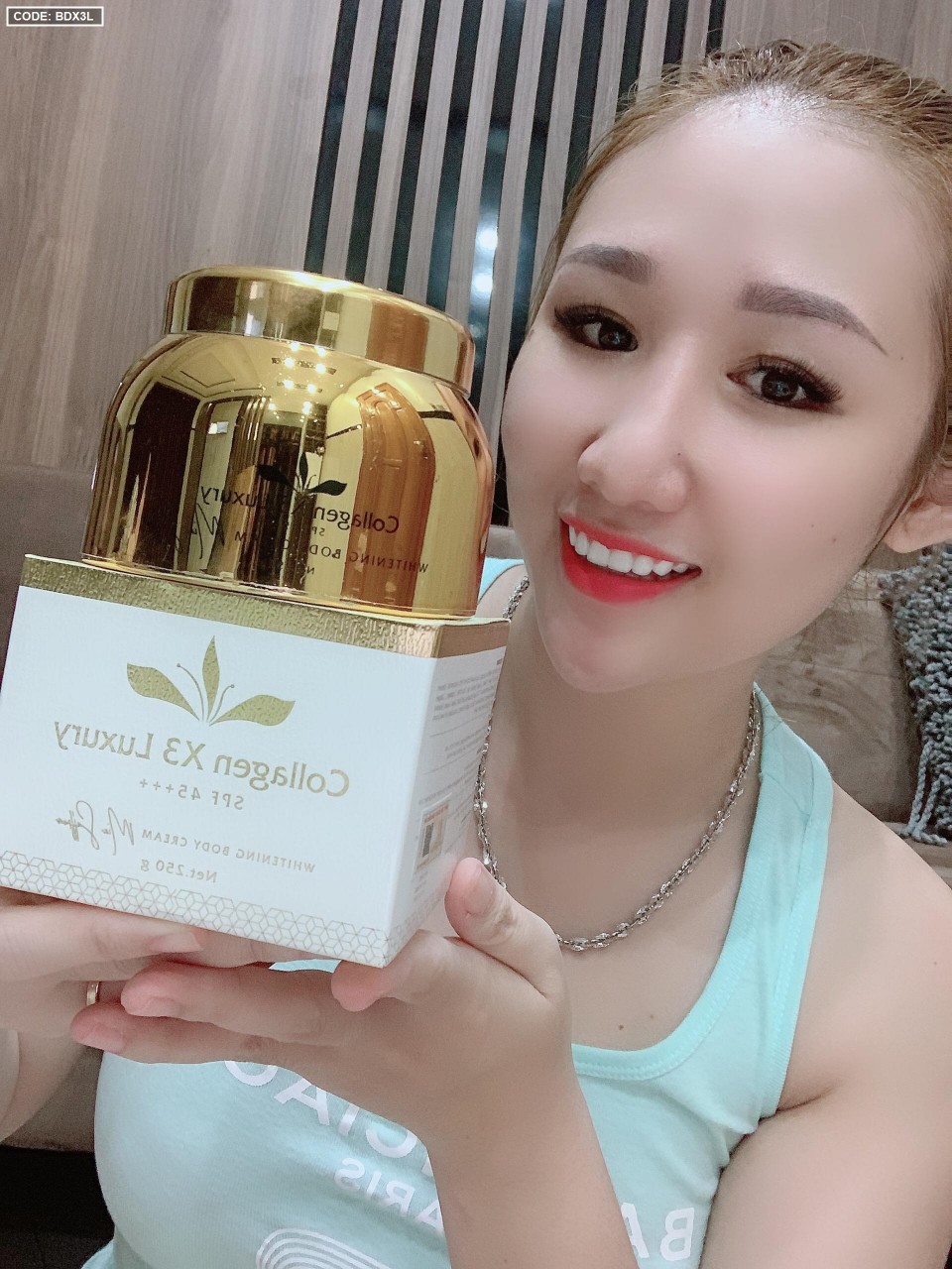 Kem Trắng Da Body Collagen X3 Luxury Đông Anh SPF 45+ 250g